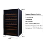 SW-75 wine cooler display(7)