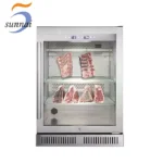 made logo 125l steak beef meat compressor dry age refrigerator