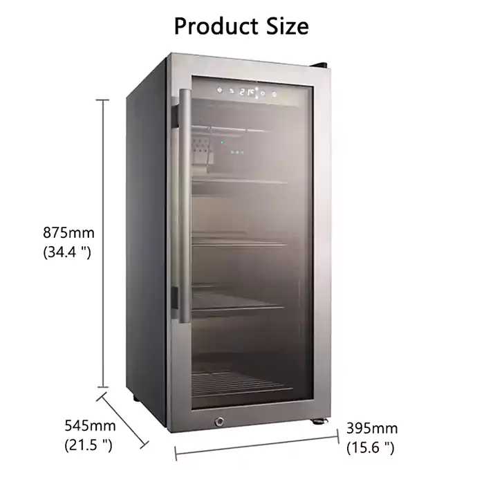 china manufacturer small 75l dry aging fridge
