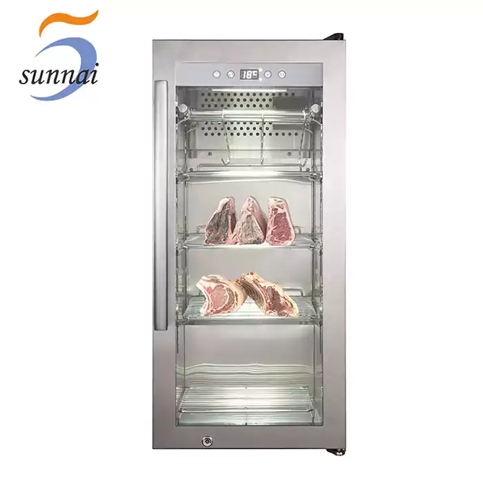 china manufacturer small 75l dry aging fridge