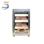 wholesale 4pcs spanish cedar electric compressor humidor refrigerator cabinet