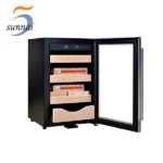 wholesale 4pcs spanish cedar electric compressor humidor refrigerator cabinet