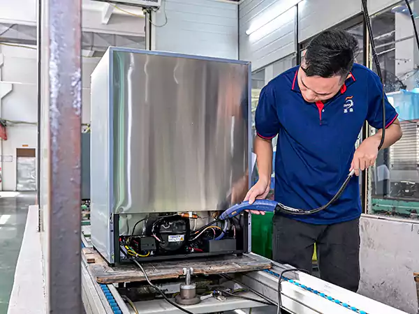 dry aged fridge production line
