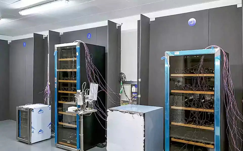 wine cooler factory strict quality control​