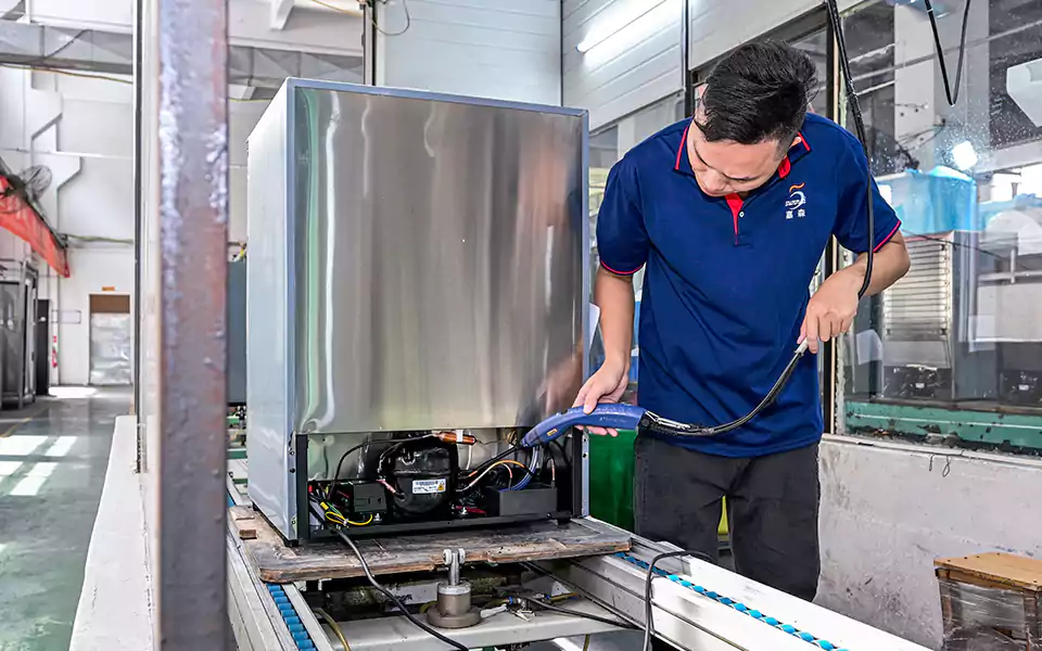 wine cooler strict quality control​